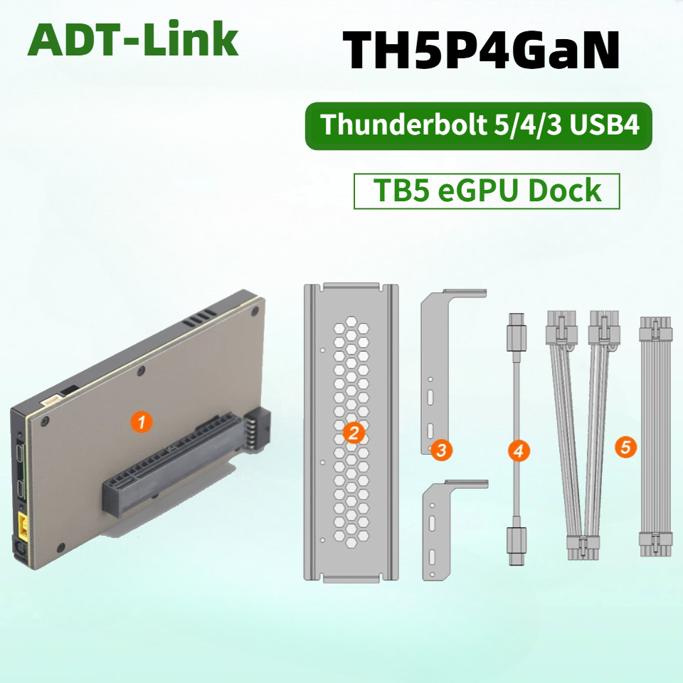 Gpu External Dock Egpu Thunderbolt 4 - TH5P4GaN جهاز توصيل بطاقة الرسومات الخارجية