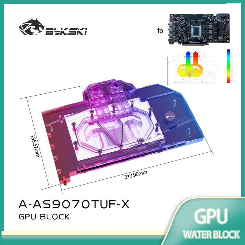 Rx 9070 Xt - Bykski GPU Block لـ ASUS Radeon
