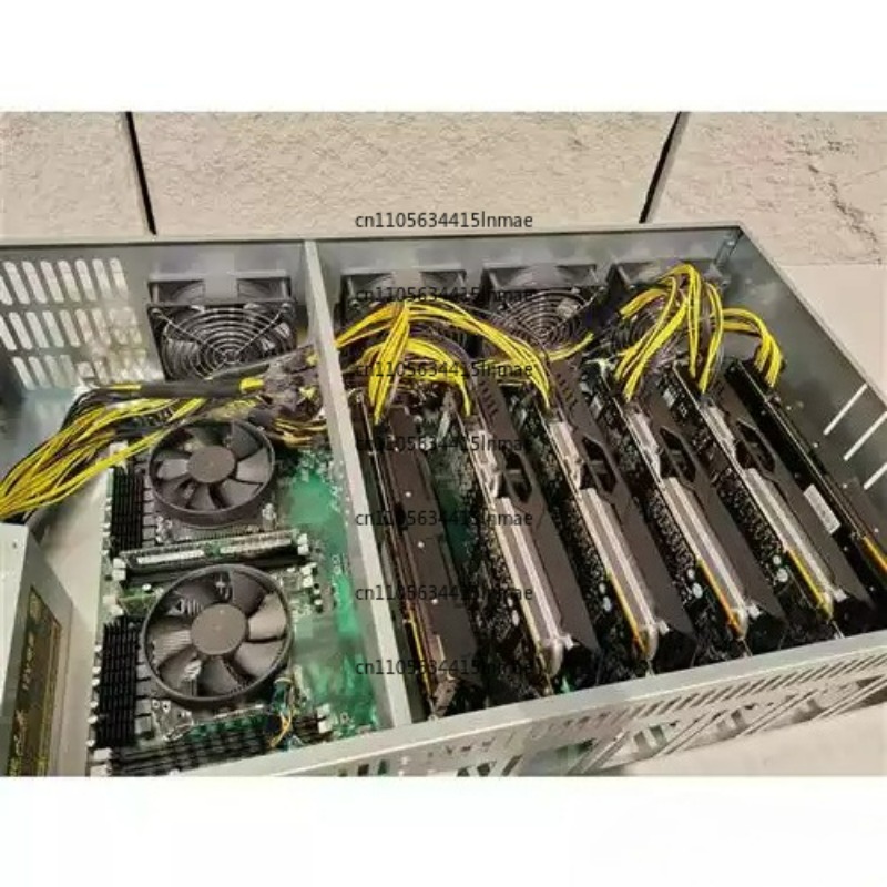 Server Gpu Chassis 4U - وحدة تحكم حاسوبية متعددة البطاقات الرسومية