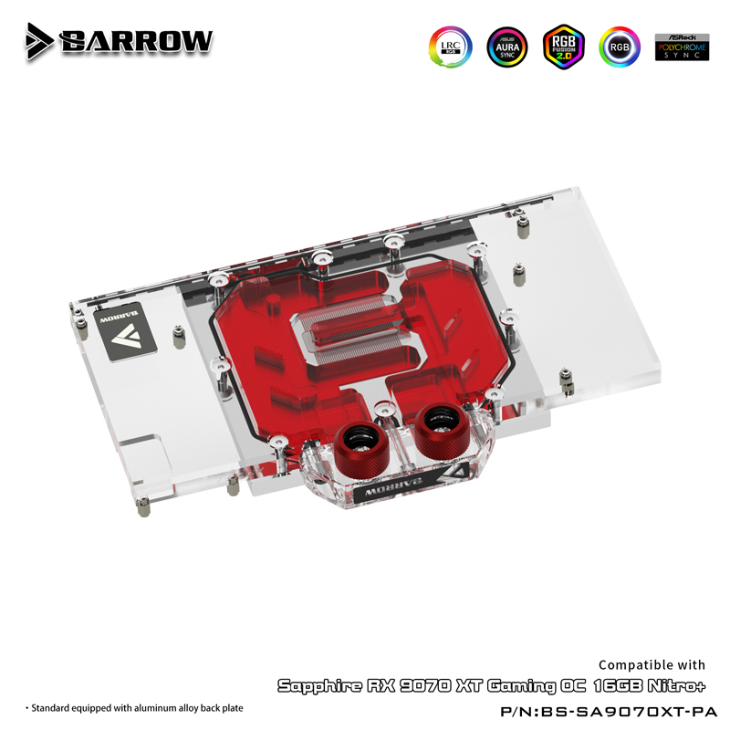 Rx 9070 16Gb - وحدة معالجة الرسومات المائية لـ SAPPHIRE