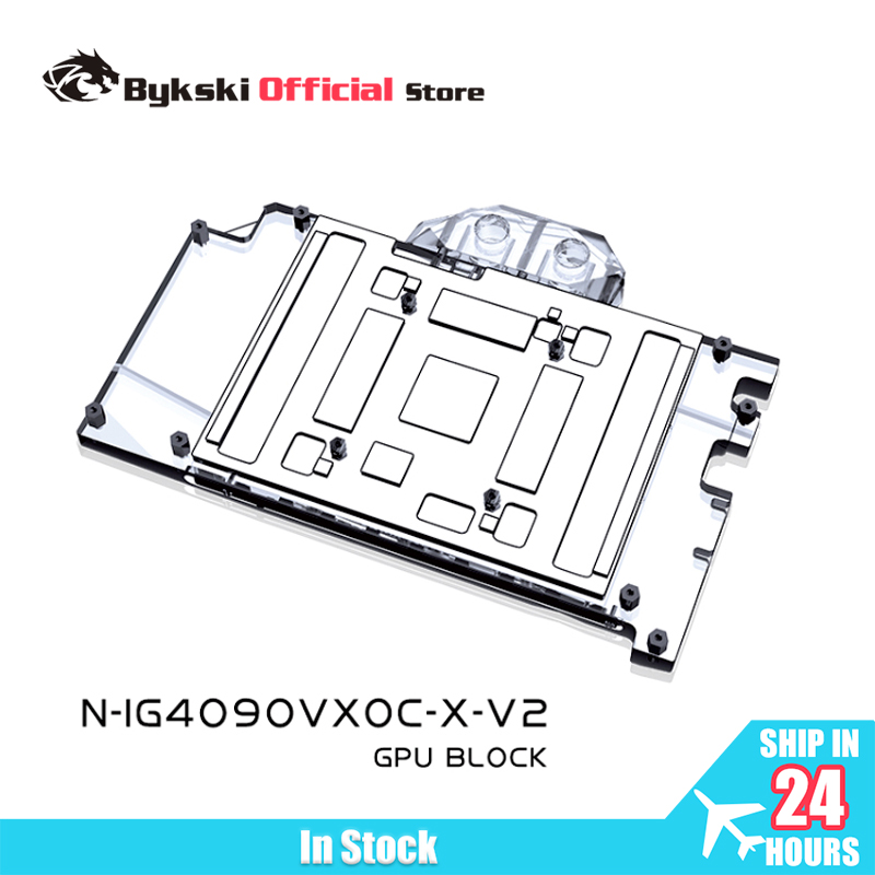 Rtx 4090 Water Block - Bykski N-IG4090VXOC-X-V2 كتلة المياه لـ GeForce
