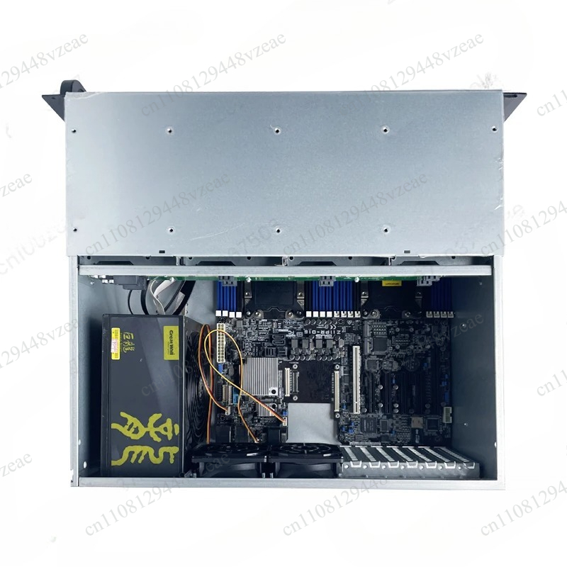 Server Gpu Chassis 4U - بطاقة رسومات GPU، محطة عمل لمعالجة