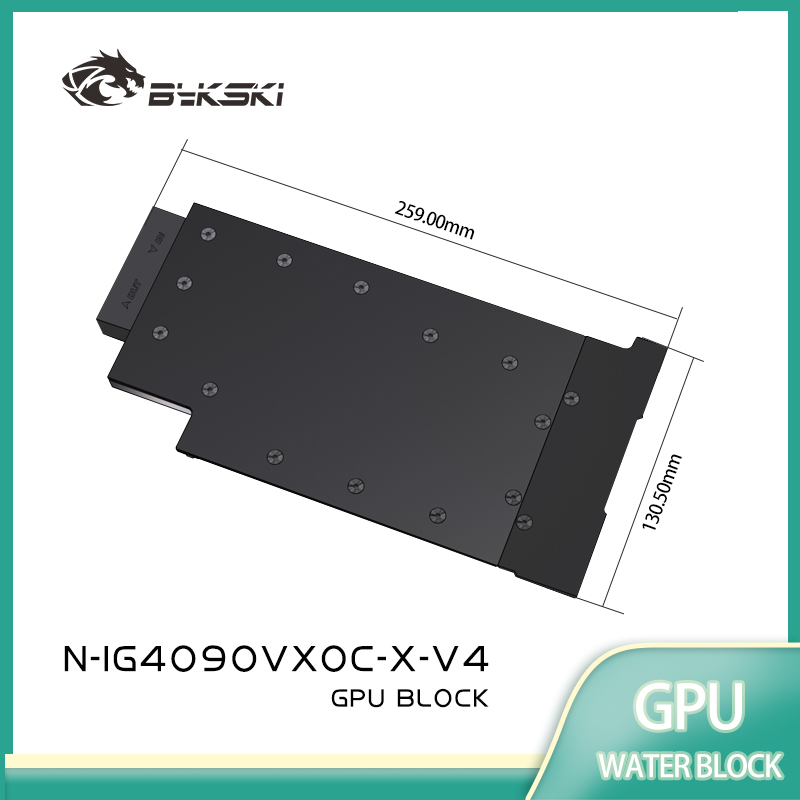 Rtx 4090 Water Block - بلوك بيكسي لوحدة معالجة الرسومات لبطاقة