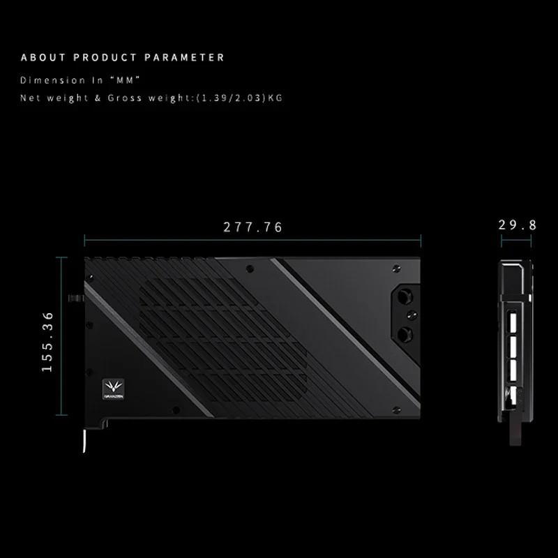 Granzon GPU كتلة المياه لـ MSI - مراجعة Rtx 4090 Water Block وسعره