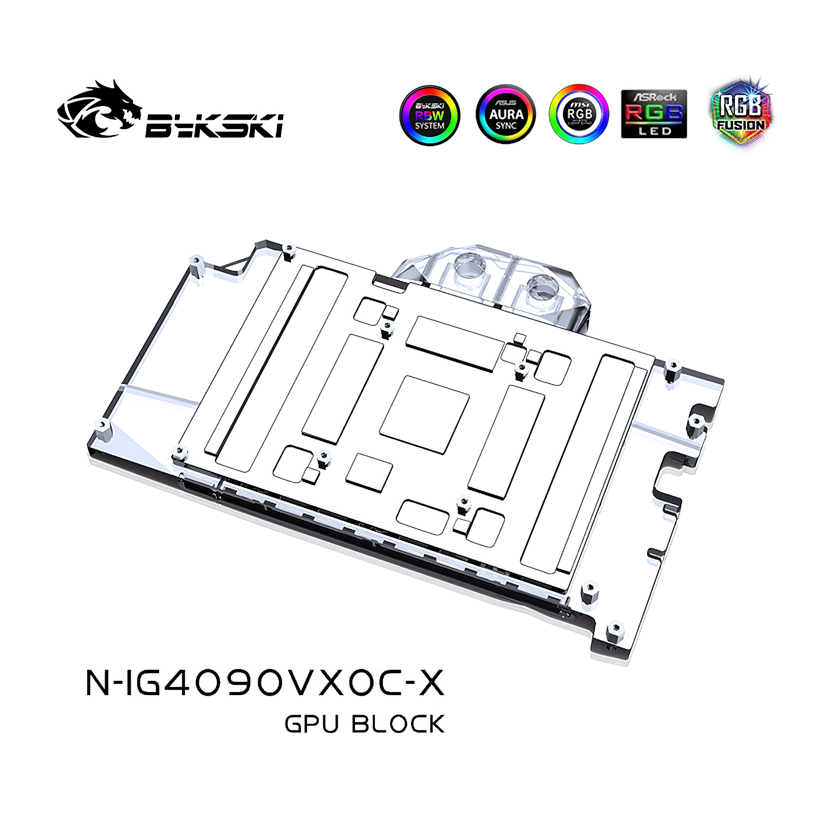 Bykski GPU كتلة الغطاء الكامل  - مراجعة Rtx 4090 Water Block وسعره