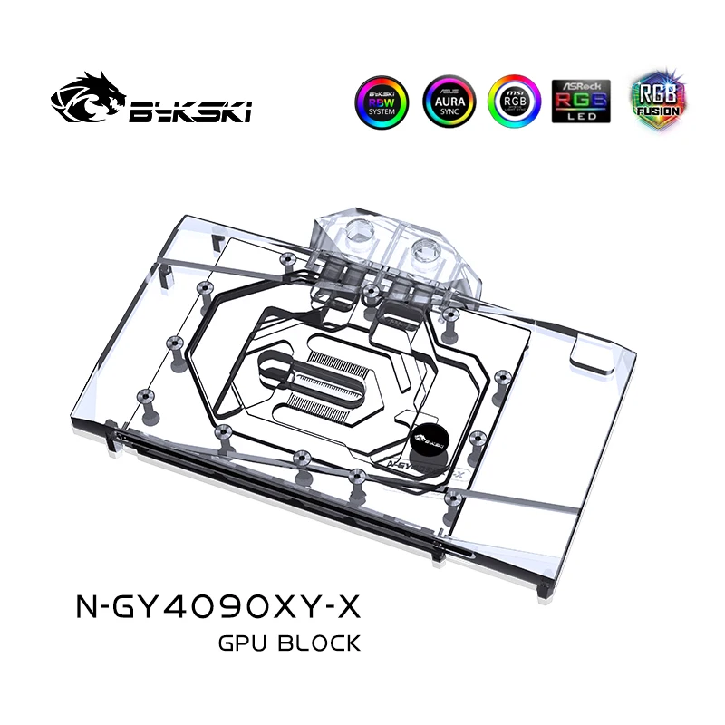 بلوك مائي من Bykski لبطاقة GAL - مراجعة Rtx 4090 Water Block وسعره