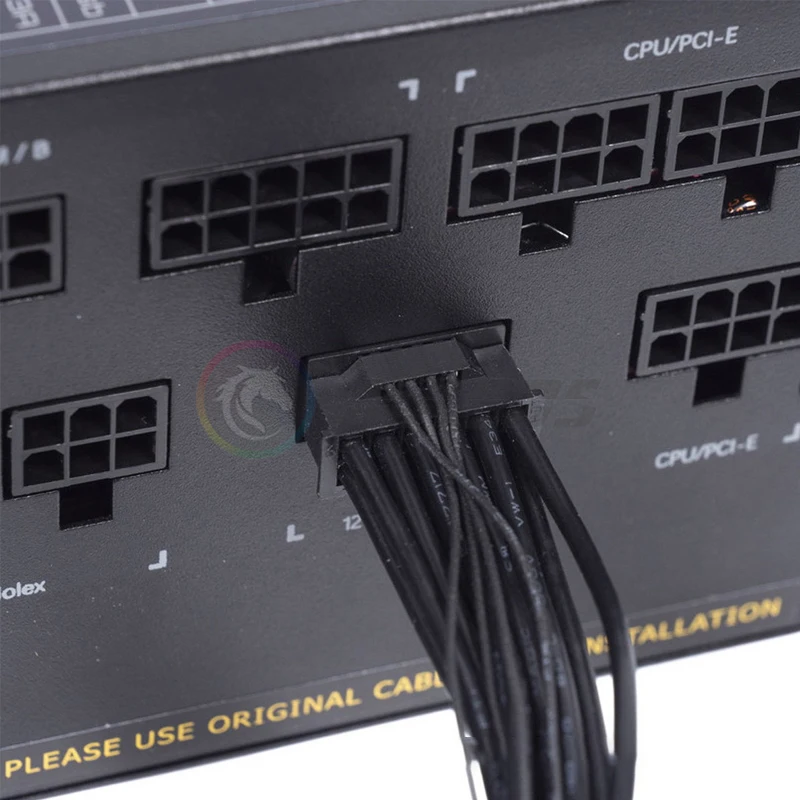 12 فولت HPWR ATX3.0 PCI-E 5.0  - مراجعة Dual 8Pin To 16Pin 12Vhpwr Cable وسعره