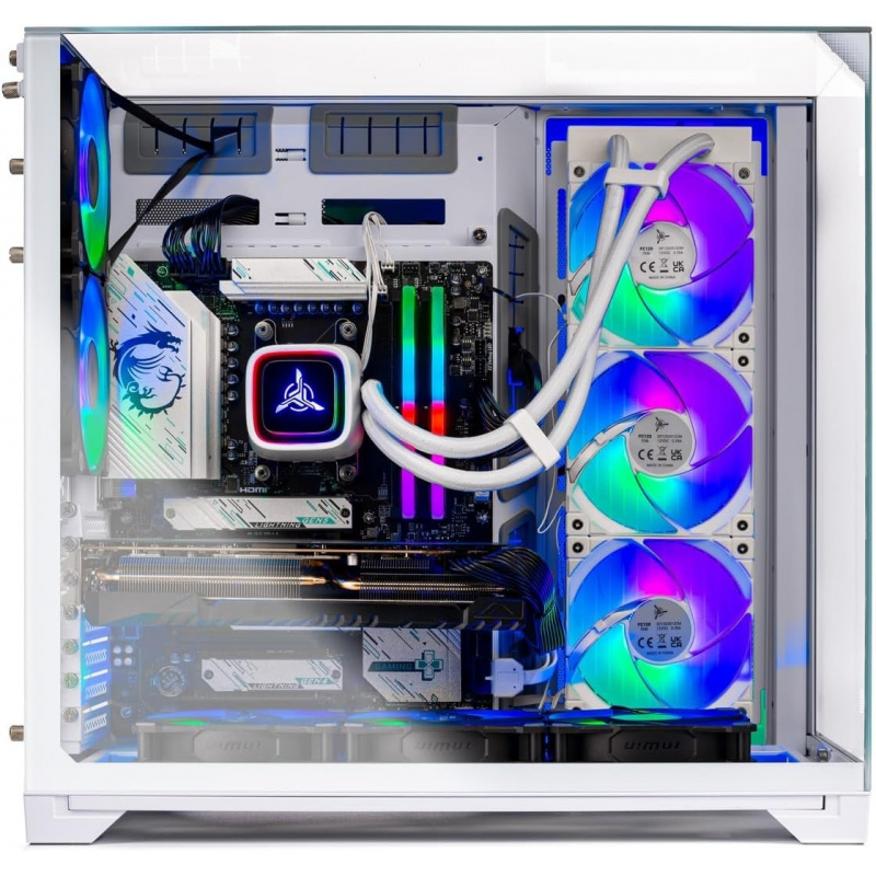 كمبيوتر مكتبي للألعاب O11 Visi - مراجعة Rtx 5090 32Gb وسعره