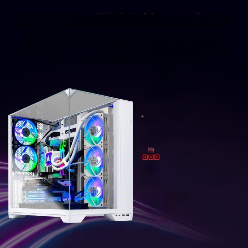 كمبيوتر مكتبي للألعاب O11 Visi - مراجعة Rtx 5090 32Gb وسعره