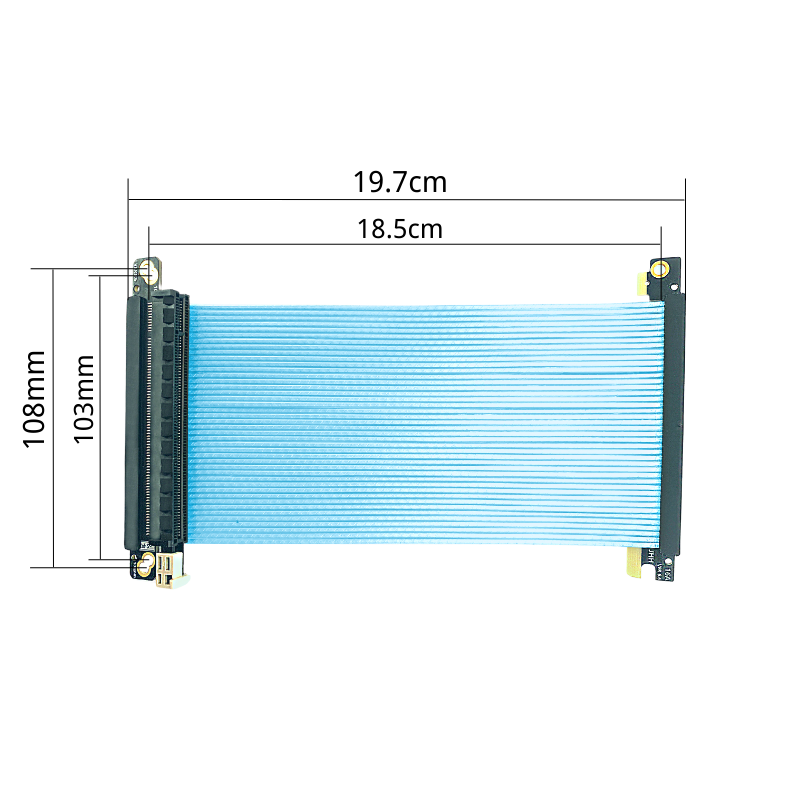 المزدوج عكس بكيي 4.0 الناهض كا - مراجعة Itx Gpu Riser Pcie 4.0 16X وسعره