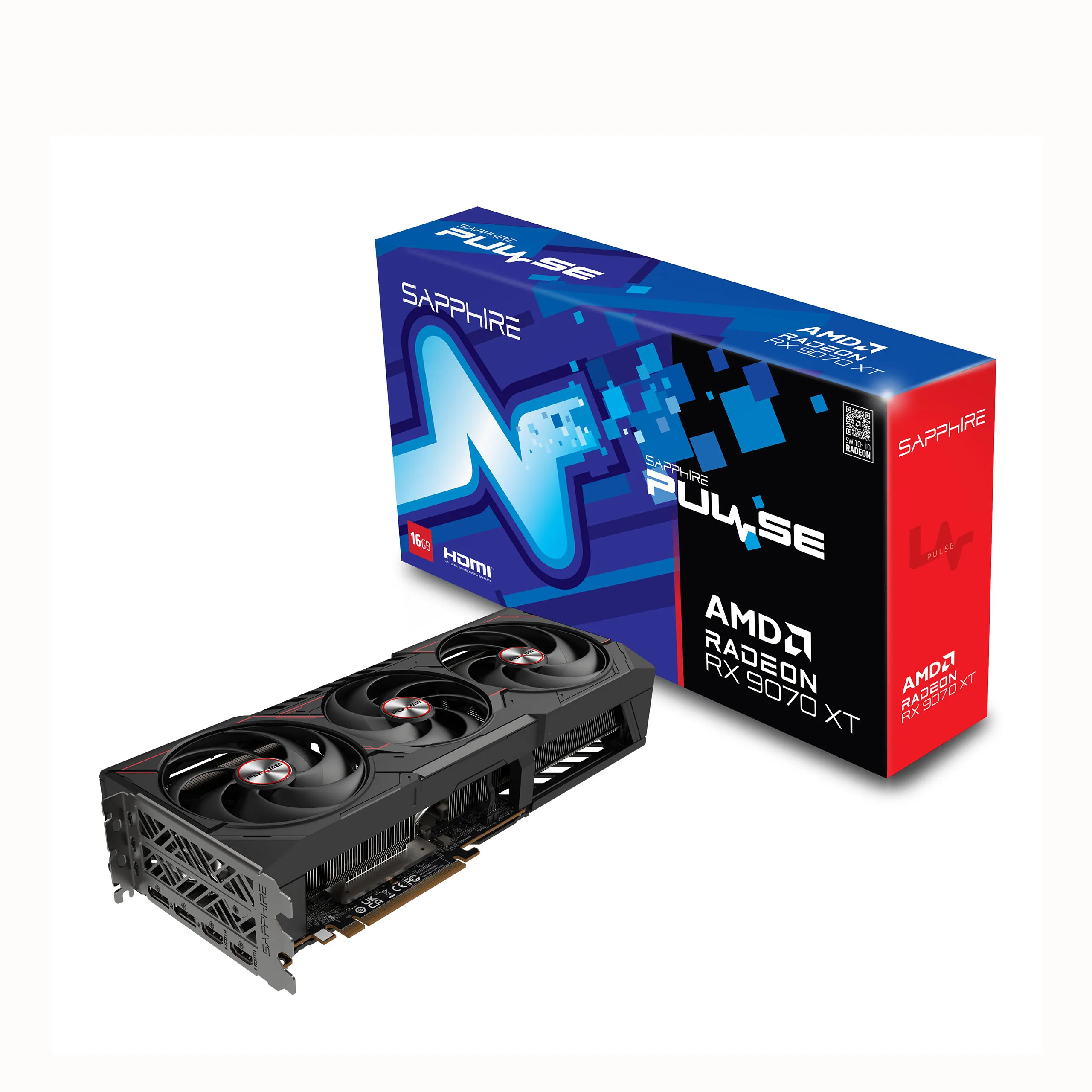 بطاقة رسومات SAPPHIRE PULSE Ra - مراجعة Rx 9070 16Gb وسعره