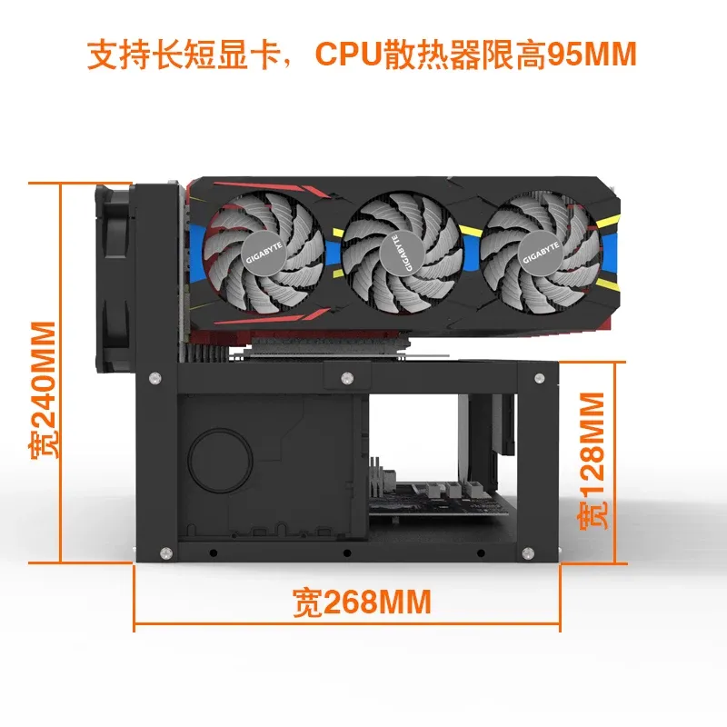 حامل بطاقة الرسومات JMZ، إطار  - مراجعة Gpu Mining Rig Frame 8 Gpu وسعره