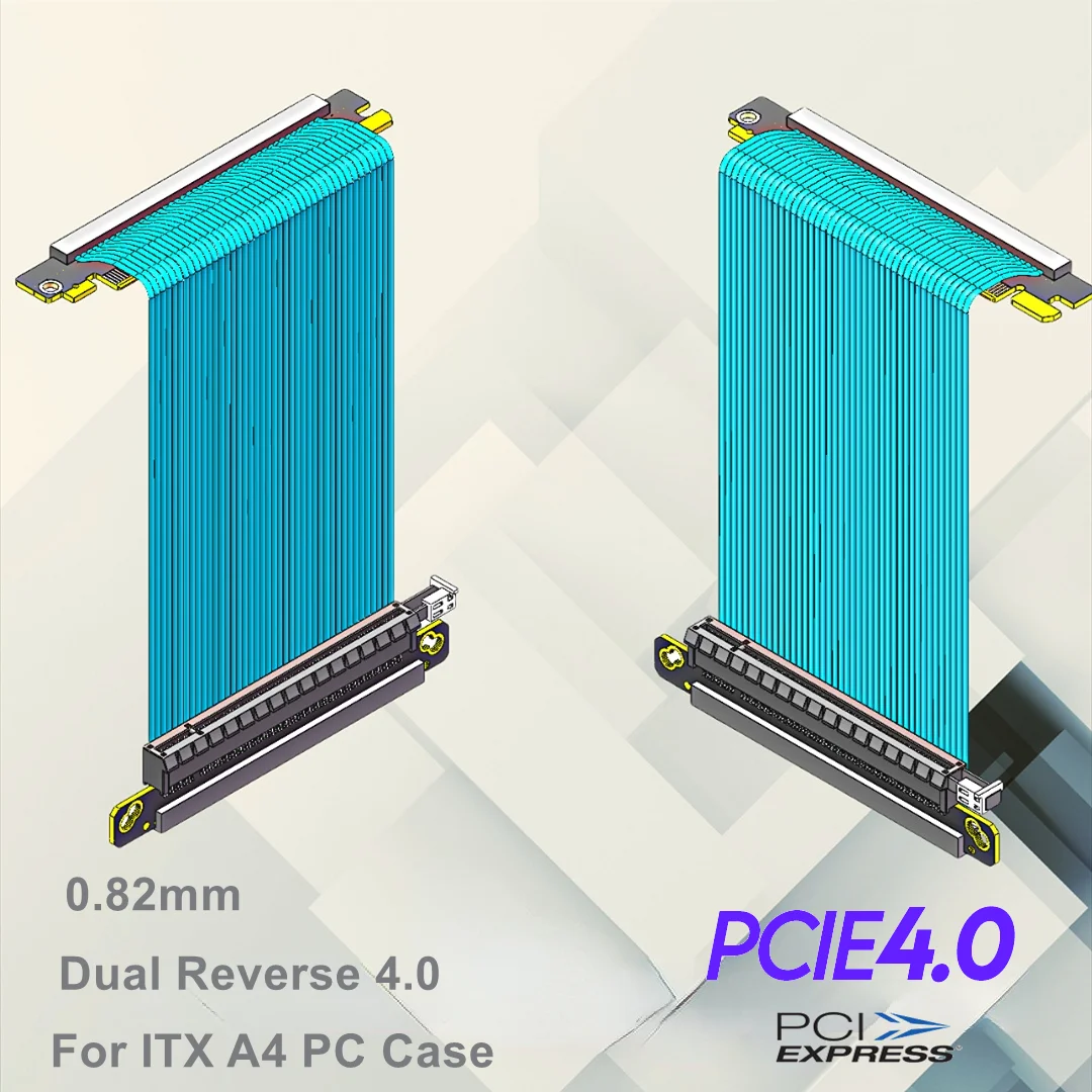 المزدوج عكس Pcie 4.0 الناهض كا - مراجعة Itx Gpu Riser Pcie 4.0 16X وسعره