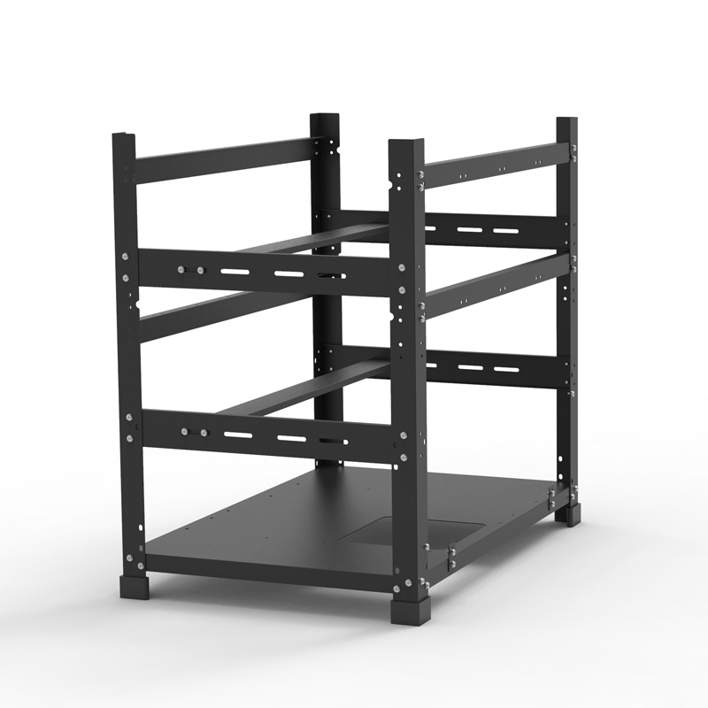 هيكل مخصص مفتوح لبطاقات الرسوم - مراجعة Gpu Mining Rig Frame 8 Gpu وسعره