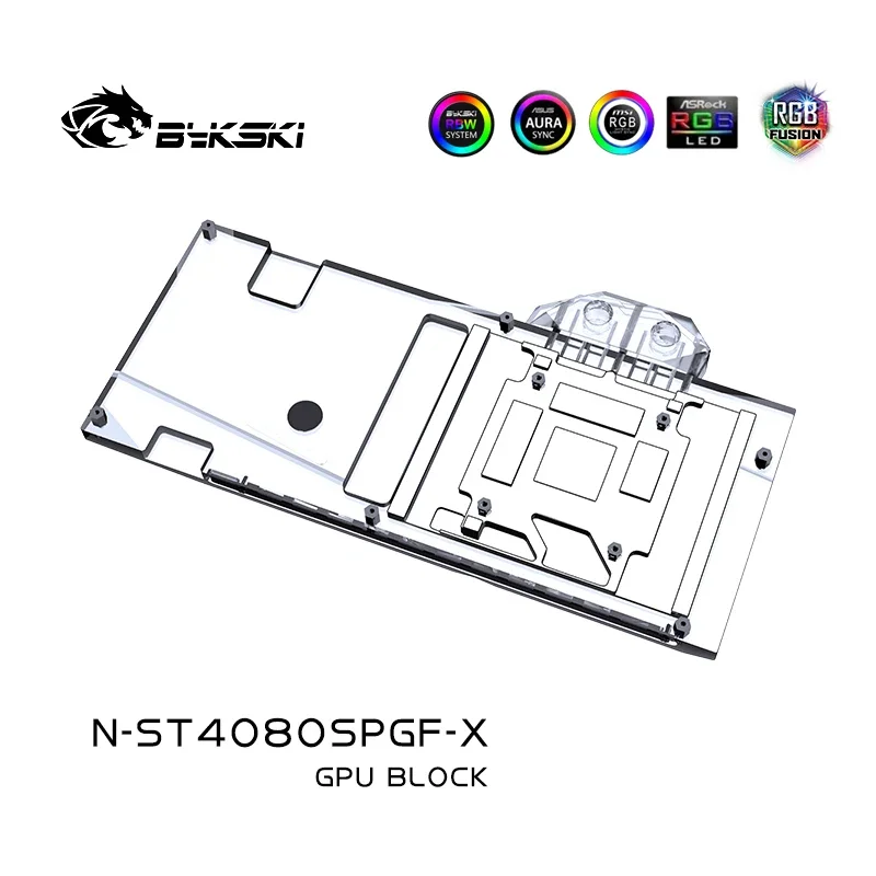 بلوك تبريد Bykski N-ST4080SPGF - مراجعة Rtx 4080 Super 16Gb وسعره